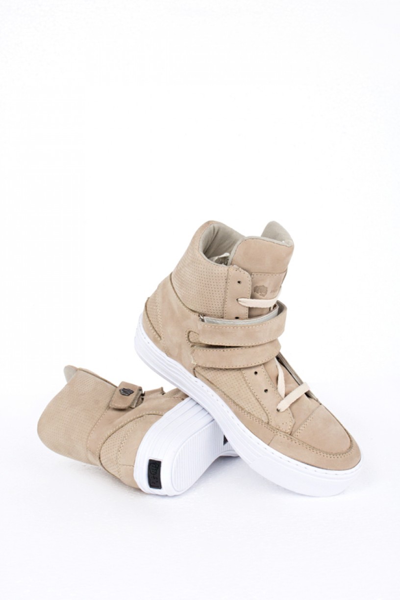 Tênis Gravity Nobuck Creme | Ref: T08