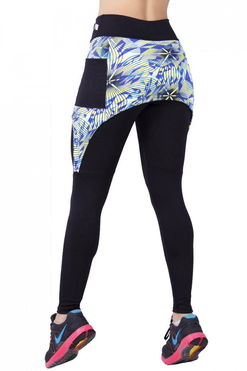 Legging Lisa com Tapa Bumbum Estampado e Bolso | Ref: F674