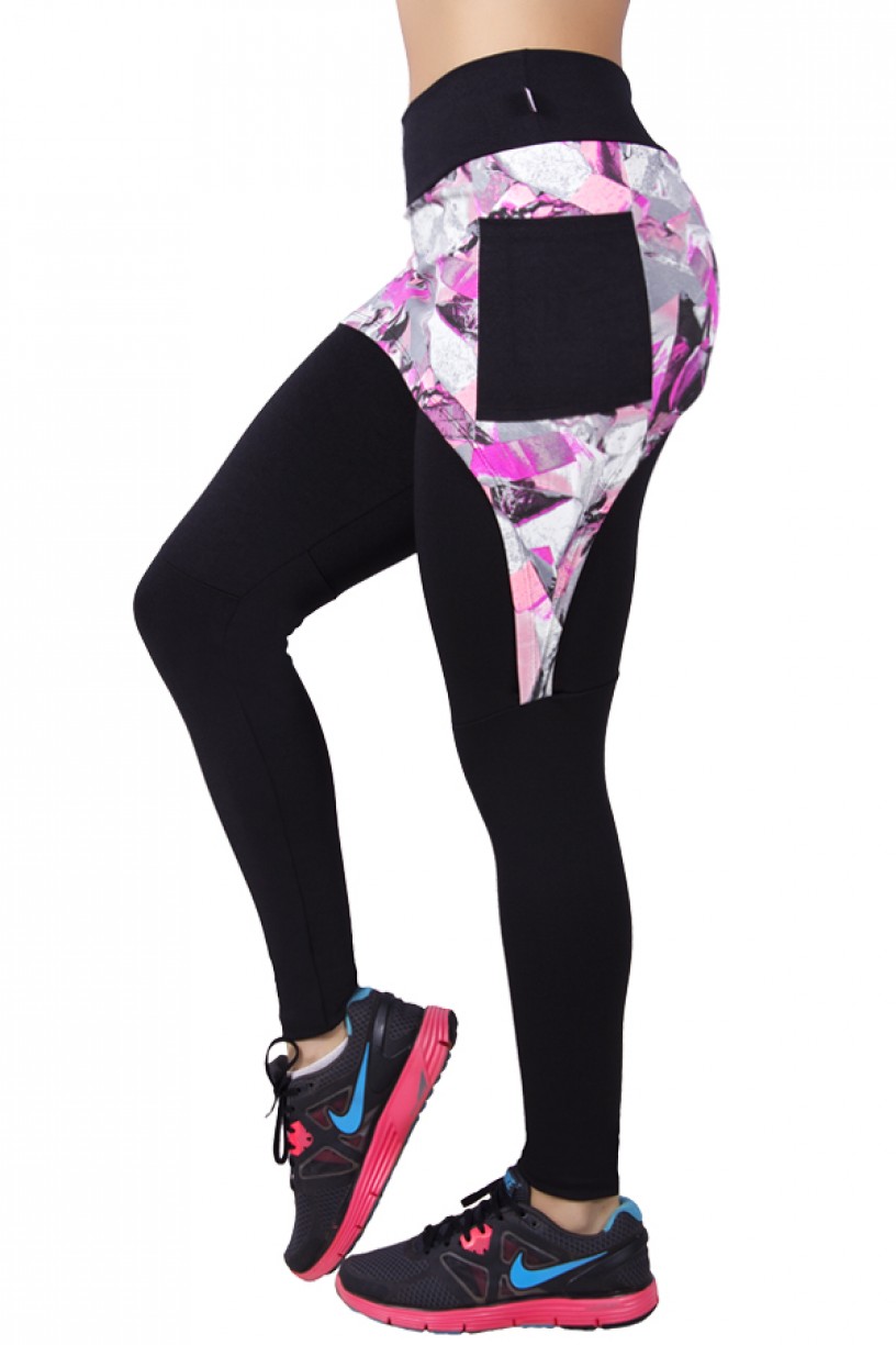 Legging Lisa com Tapa Bumbum Estampado e Bolso | Ref: F674