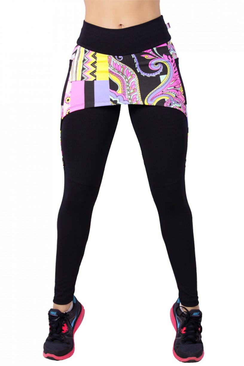 Legging Lisa com Tapa Bumbum Estampado e Bolso | Ref: F674