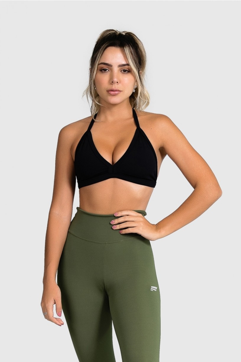 Top Básico Fitness (Preto) | Ref: GO7-A