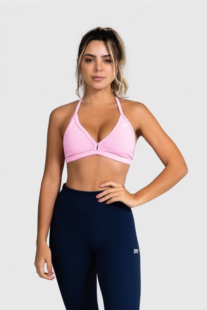 Top Básico Fitness (Rosa Bebê) | Ref: GO7-G