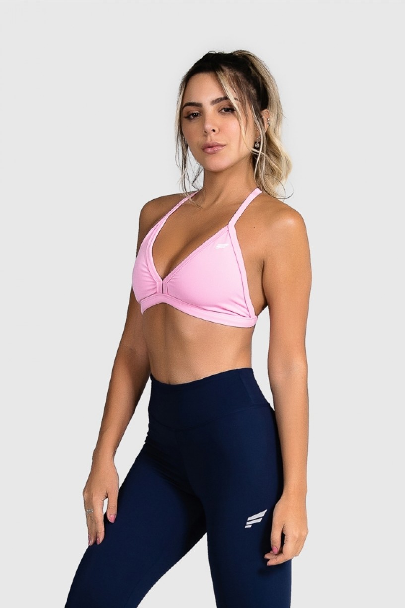 Top Básico Fitness (Rosa Bebê) | Ref: GO7-G