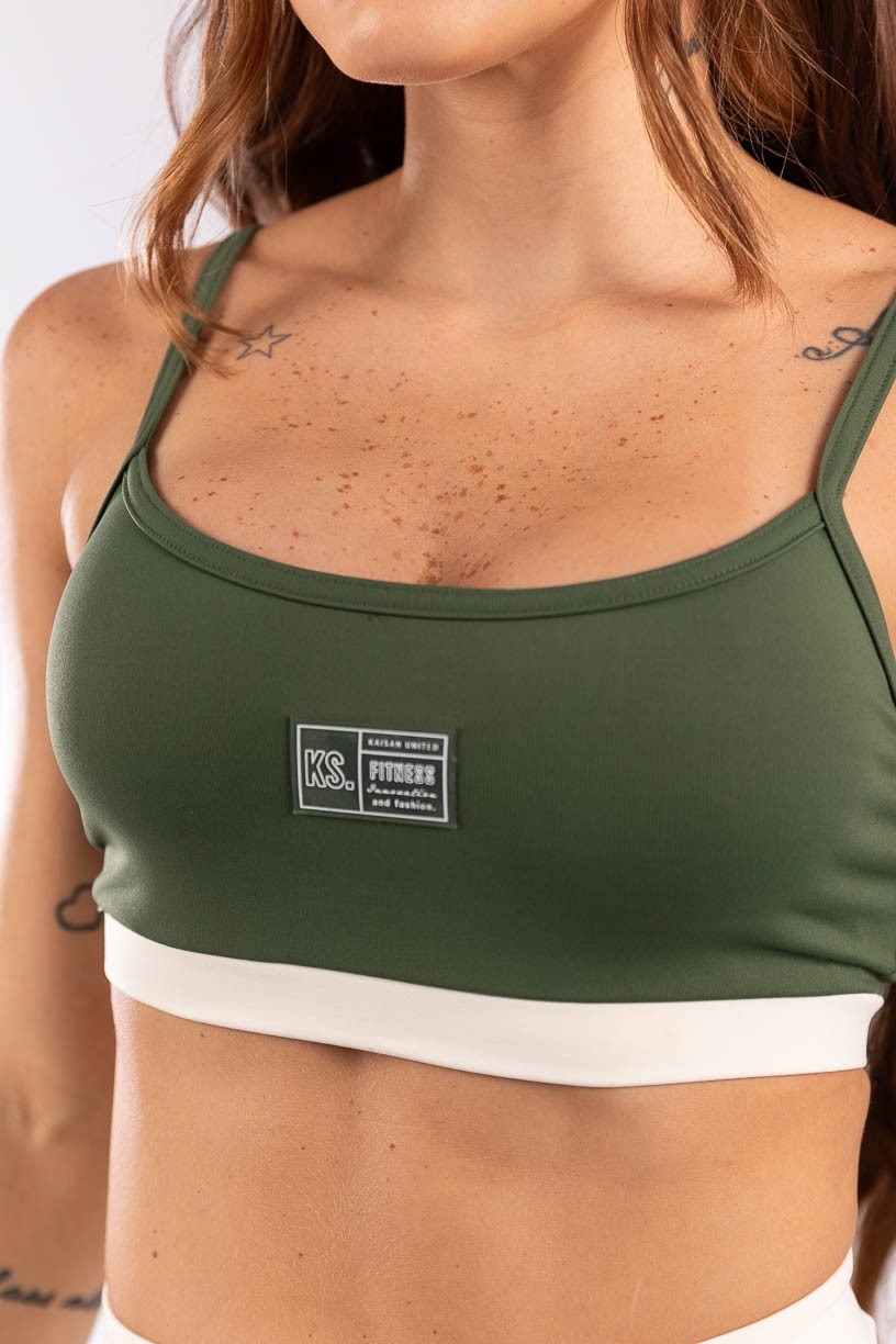 K3590-C_Top_Bicolor_com_Regulagem_Verde_Militar__Off-White__Ref:_K3950-C