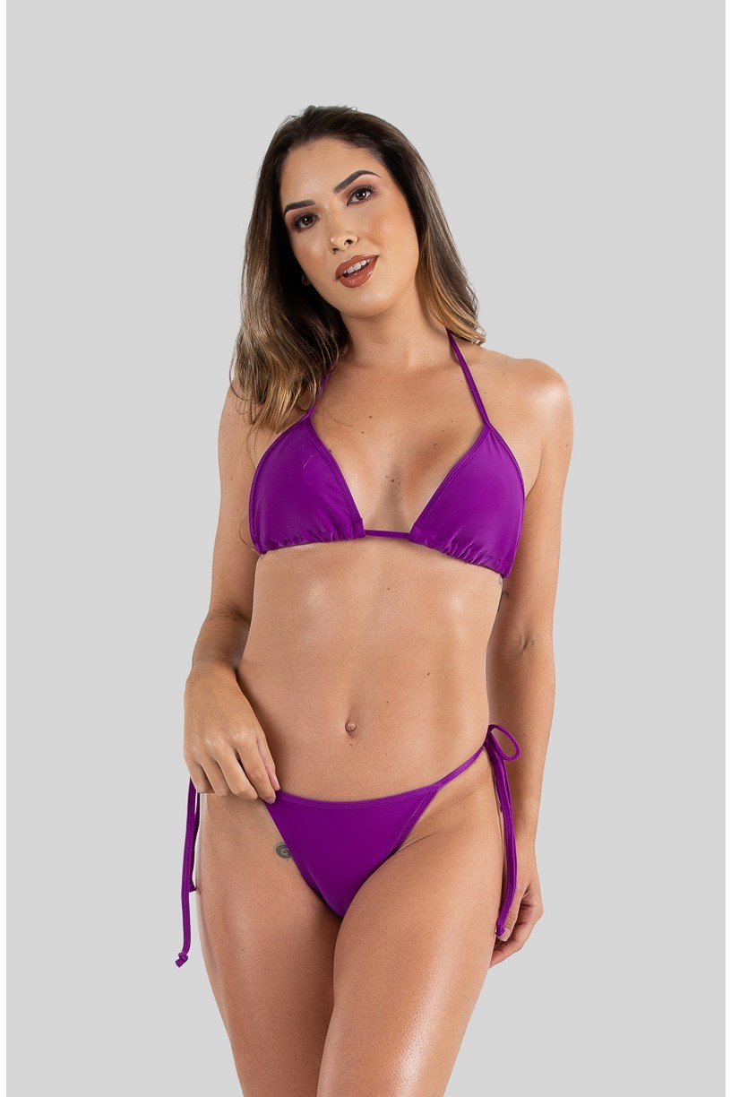 Top Biquíni Cortininha (Roxo)  Ref K3230-G