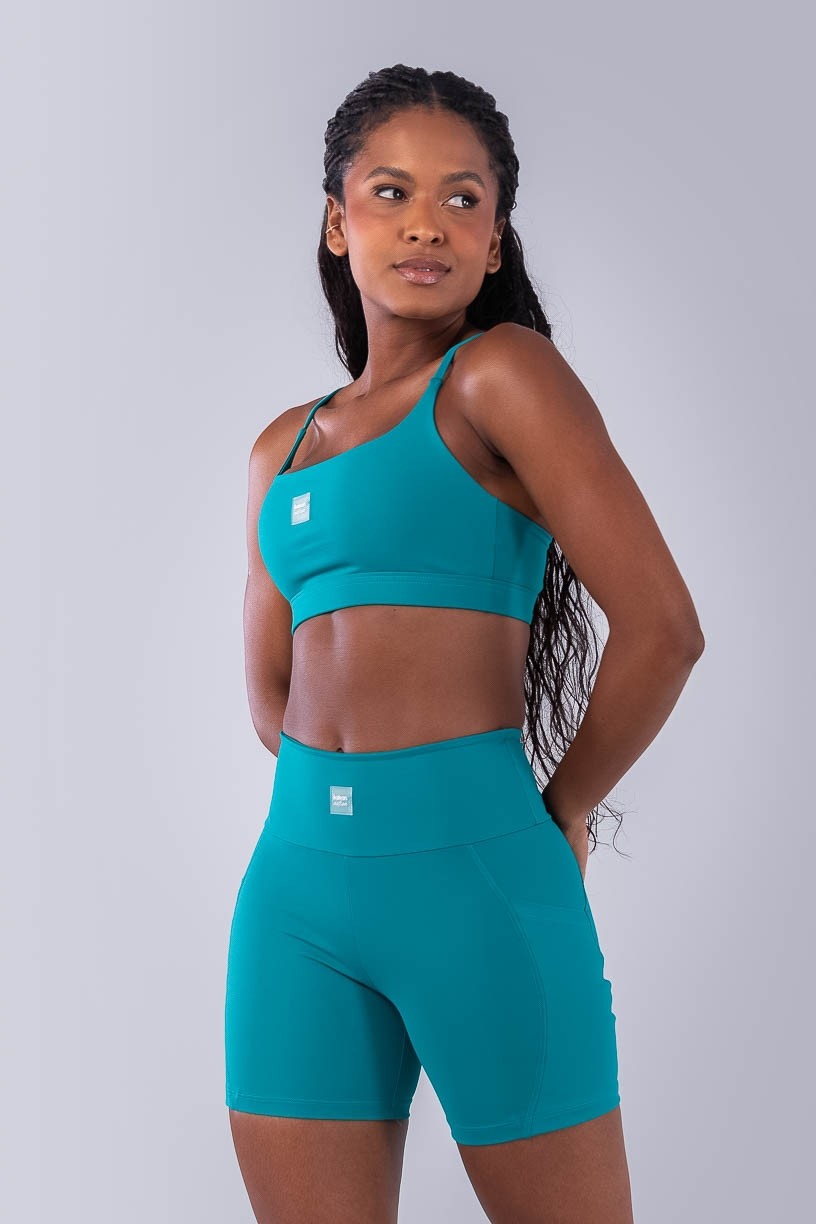 Top com Alças Cruzadas e Costas Abertas (Jade) | Ref: K4473-A