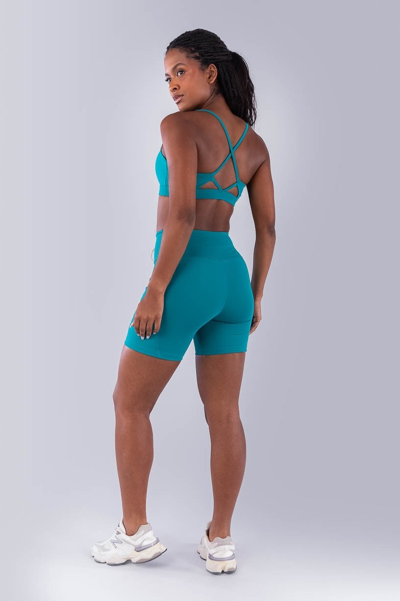 Top com Alças Cruzadas e Costas Abertas (Jade) | Ref: K4473-A