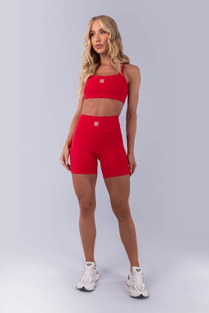 Top com Alças Cruzadas e Costas Abertas (Vermelho) | Ref: K4473-C