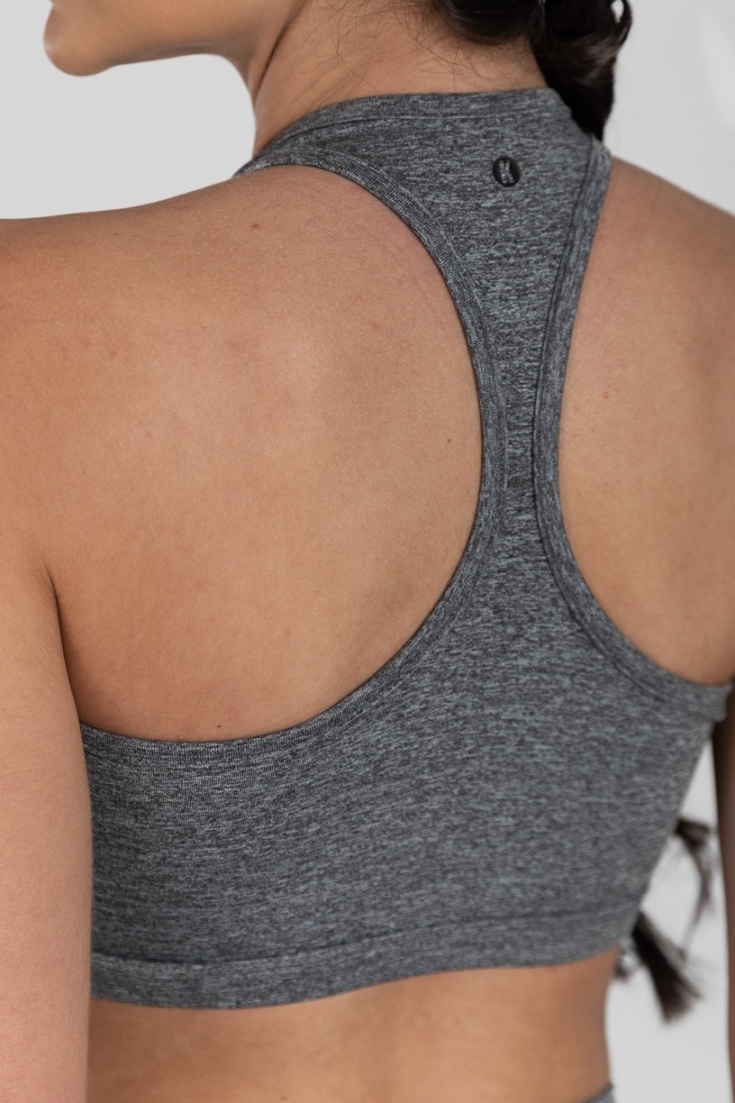 Top com Recorte (Cinza / Branco) | Ref: K3143-B
