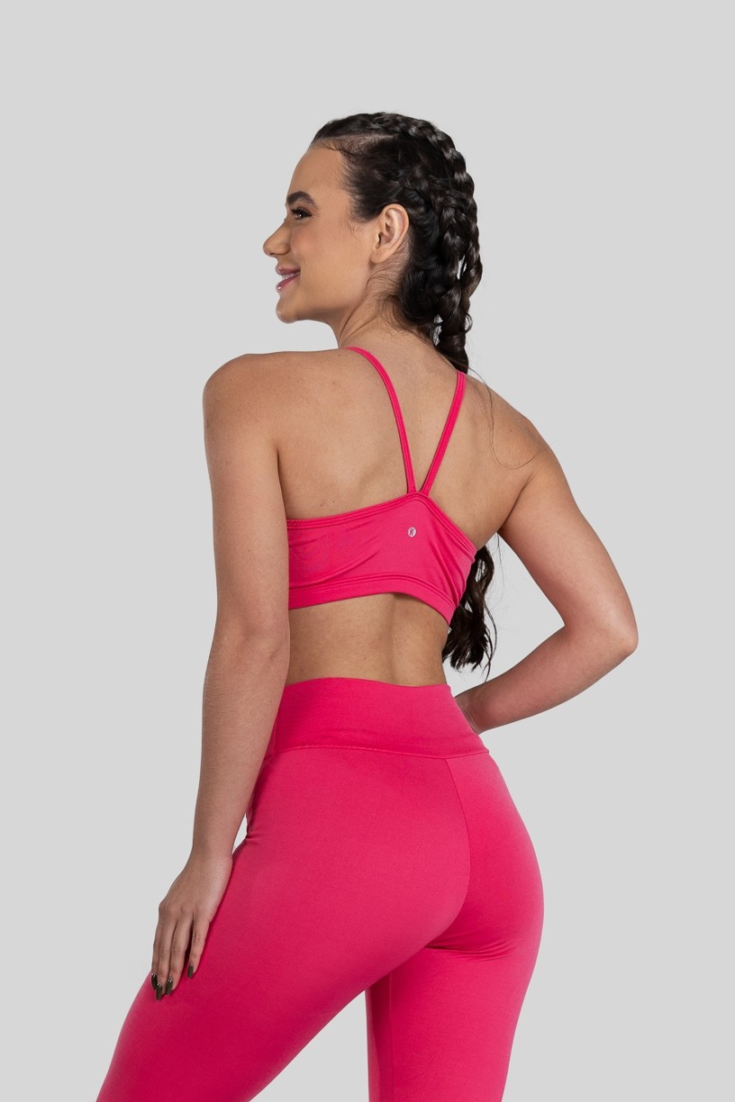 Top de Alcinha de Poliéster (Rosa Pink) | Ref: K3178-B