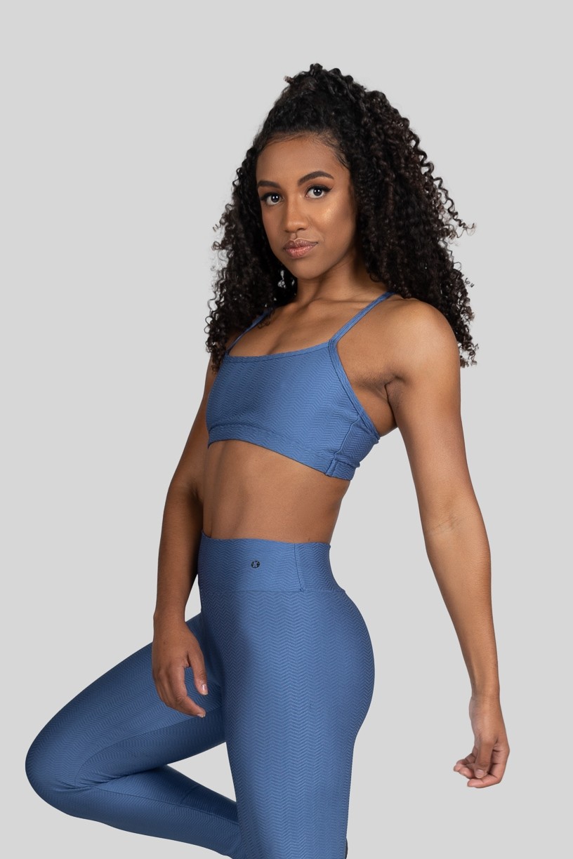 Top de Alcinha Ziggy (Azul)  Ref K3199-B
