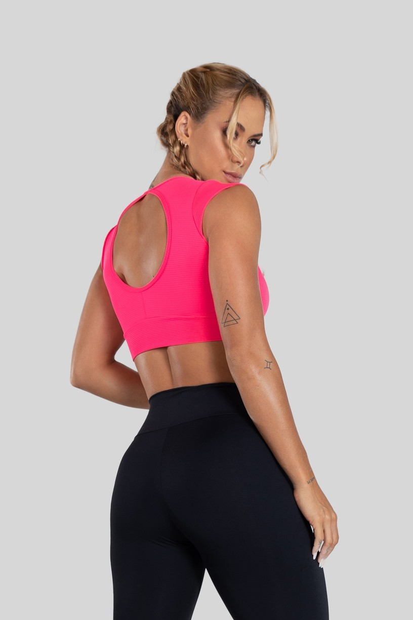 Top de Manguinha (Rosa) | Ref: K3118-B 