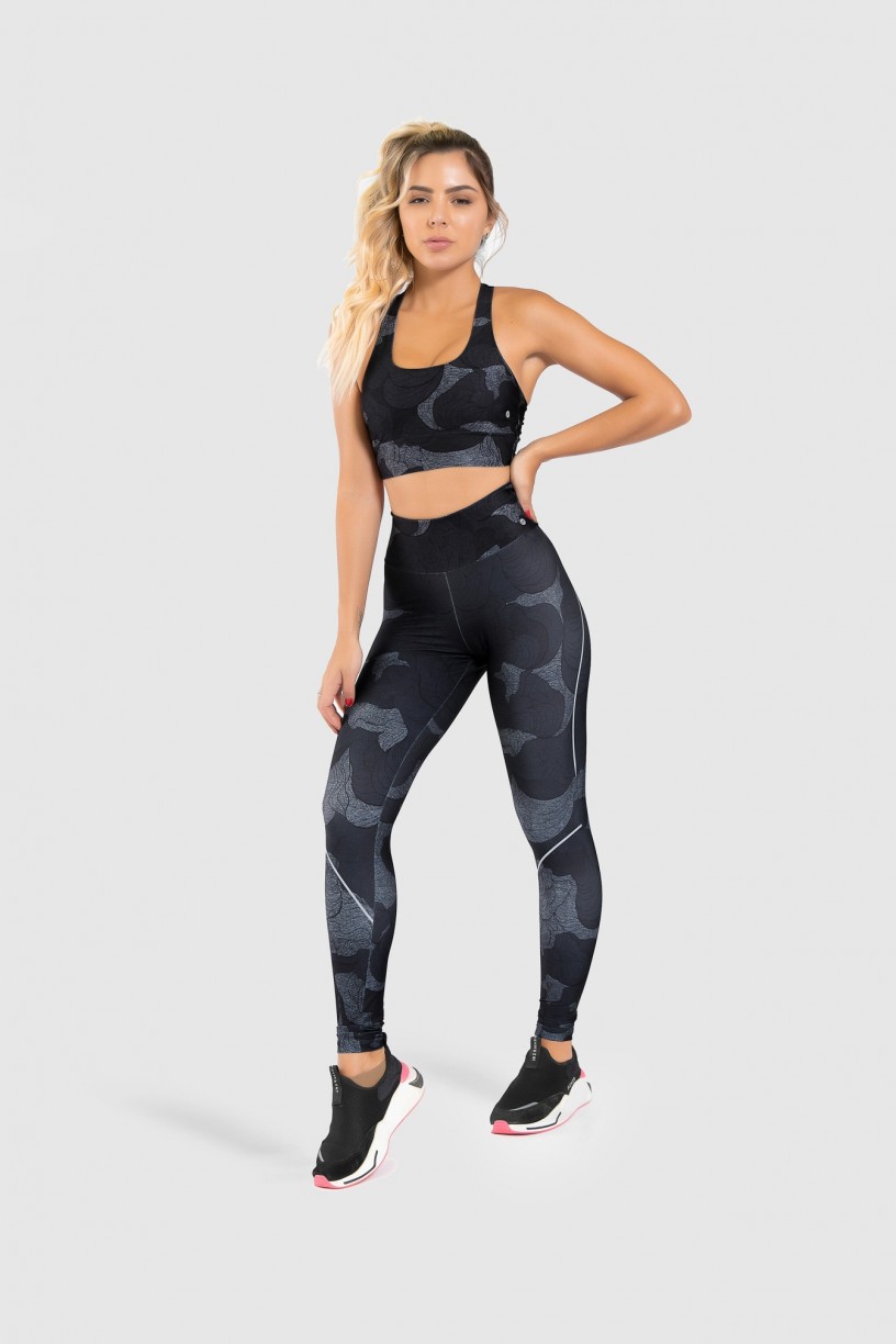 Top Nadador Fitness Estampa Digital Abstract Waves | Ref: GO184