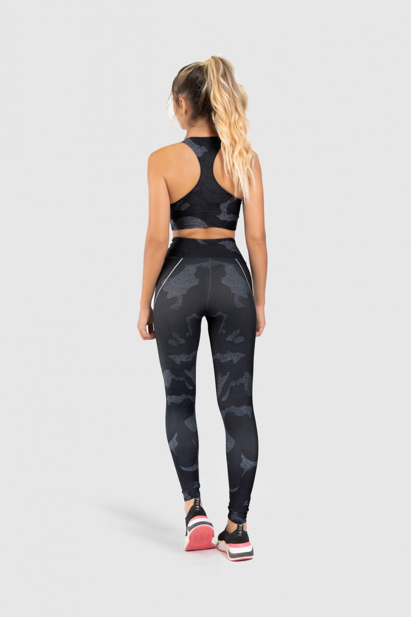 Top Nadador Fitness Estampa Digital Abstract Waves | Ref: GO184