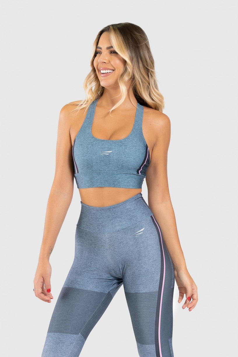 Top Nadador Fitness Estampa Digital Crossing Colors | Ref: GO319