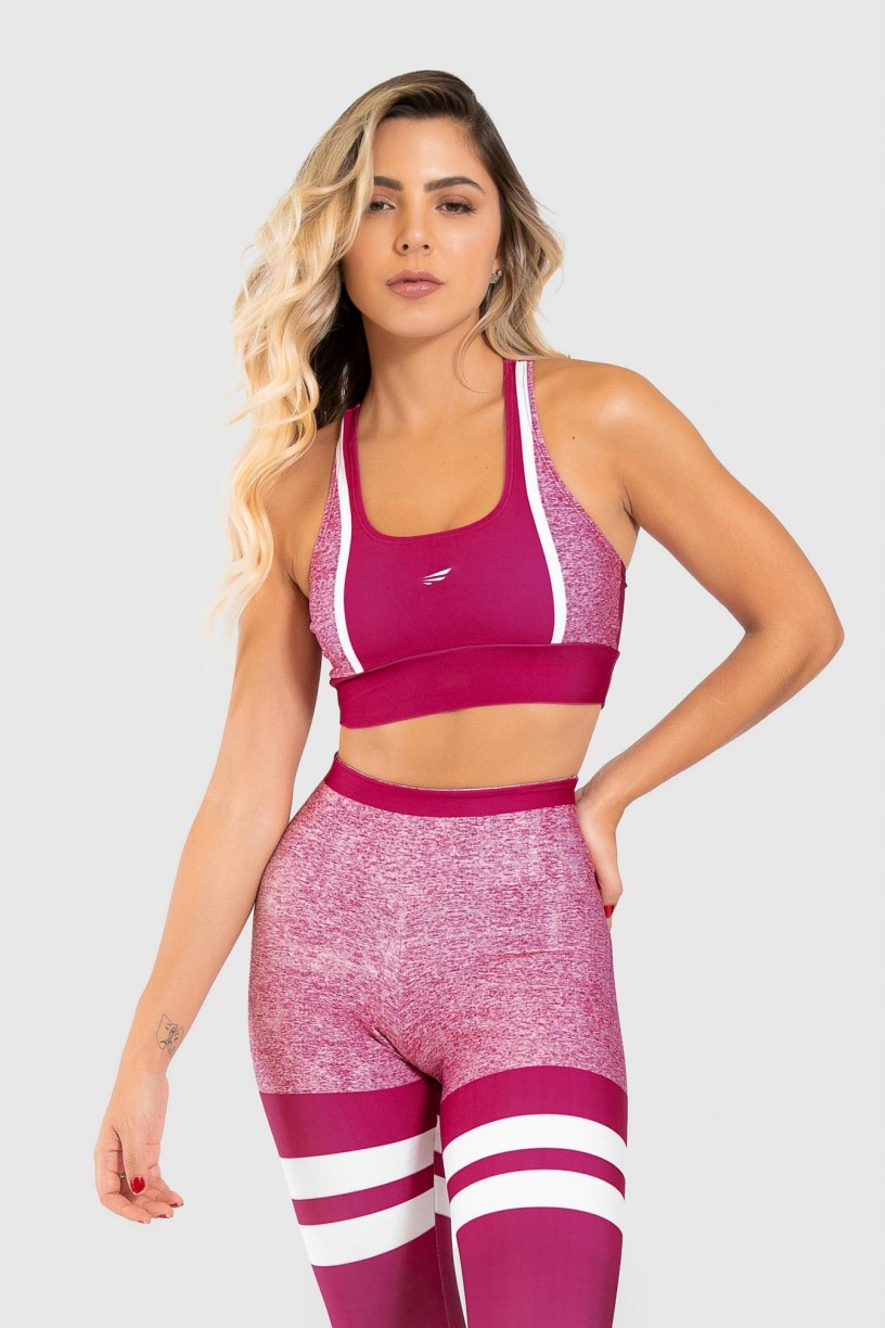 Top Nadador Fitness Estampa Digital Just Wine | Ref: GO314