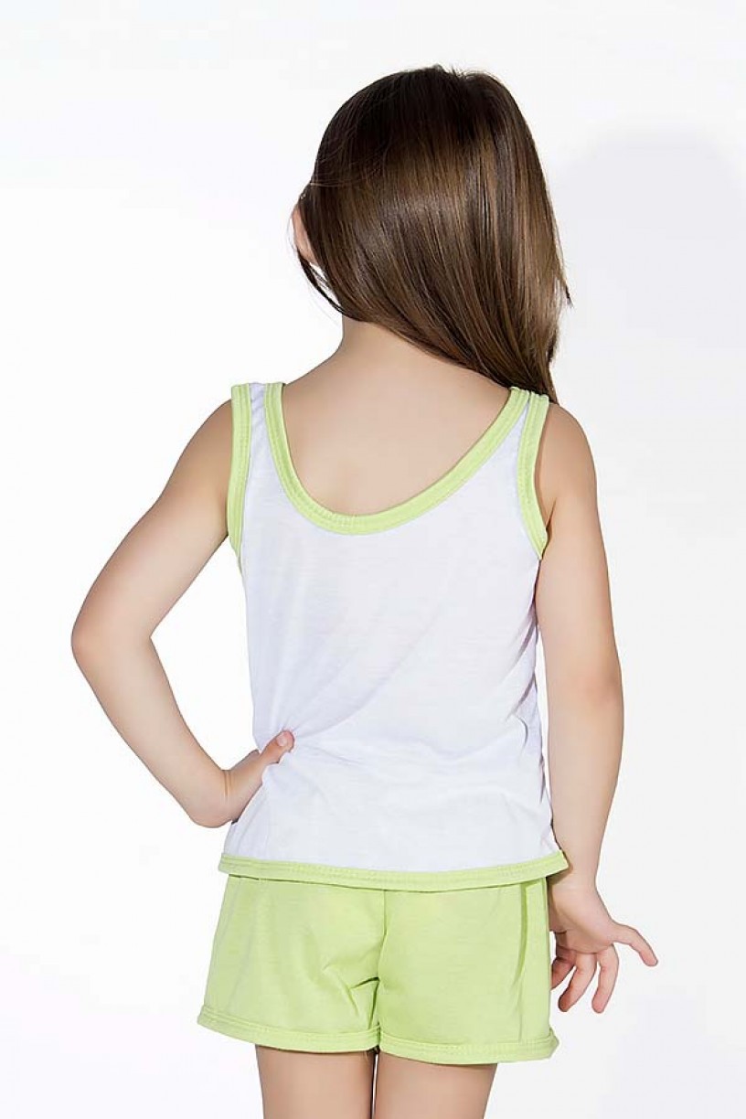 Babydoll Infantil 056 (Verde com corujinhas) AB