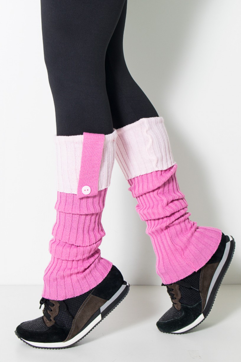 Polaina de Lã Duas Cores (Fúcsia / Rosa Claro) | Ref: WES002-034/027