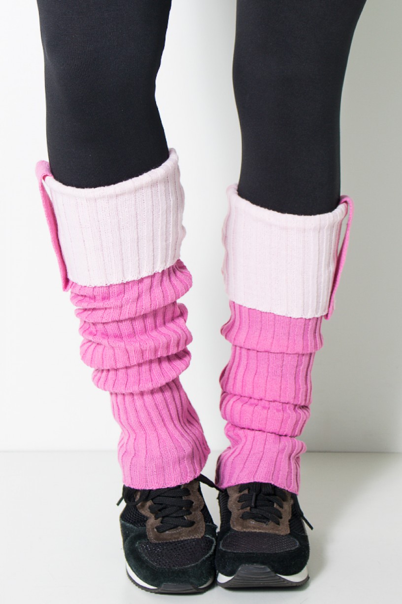 Polaina de Lã Duas Cores (Fúcsia / Rosa Claro) | Ref: WES002-034/027