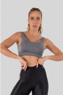 Top com Stripe (Mescla) | Ref: K3285-A