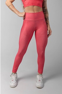 Calça Legging Estampa Digital com Cós Duplo (Vermelho) | Ref: K3600-D