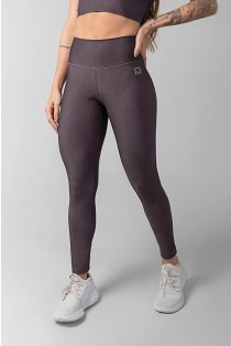 Calça Legging Estampa Digital com Cós Duplo (Marrom) | Ref: K3600-U