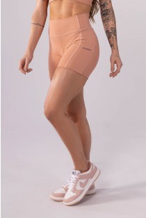 Short com Bolso e Ponto de Cobertura (Nude) | Ref: K3553-D