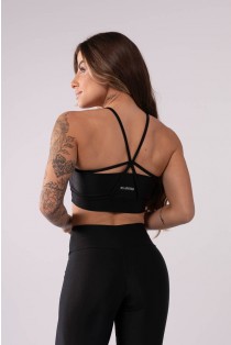 Top com Alças Cruzadas nas Costas (Preto) | Ref: K3585-A