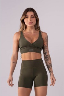 Top Três Alças (Verde Militar) | Ref: K3567-B