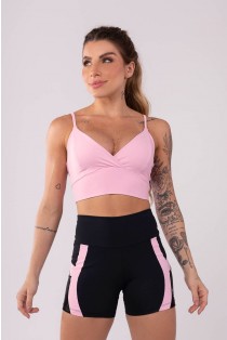 Top de Alcinha Rolotê (Rosa Claro) | Ref: K3577-B