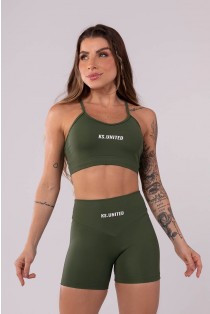 Top de Lacinha com Viés (Verde Militar) | Ref: K3586-B