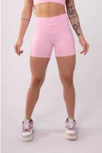 Short com Cós em V (Rosa Claro) | Ref: K3593-A