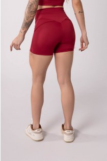 Short com Recorte no Bumbum (Vinho) | Ref: K3826-A