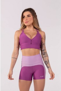 Top com Alça Dupla em Y (Roxo) | Ref: K3751-A