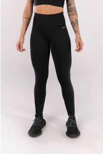 Calça Legging com Levanta Bumbum e Franzido no Cós (Preto) | Ref: K3983-A