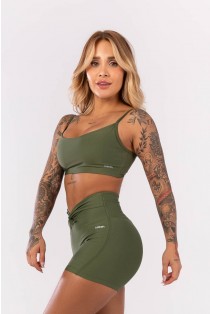 Top com Costas Torcidas (Verde Militar) | Ref: K4000-C