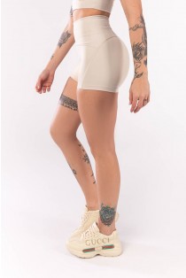 Short com Cós Diferenciado (Bege) | Ref: K4033-A