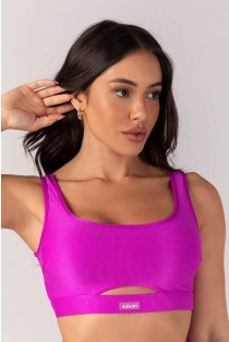 Top com Abertura Frontal (Roxo) | Ref: K4305-B