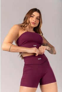 Short com Cobertura no Cós e na Vira (Açaí) | Ref: K4322-C
