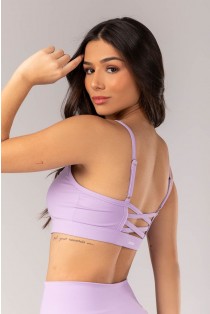 Top com Tiras Cruzadas nas Costas (Lilás) | Ref: K4342-C