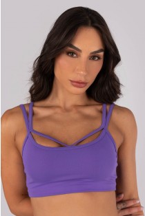 Top Strappy com Alças Duplas (Violeta) | Ref: K4551-B