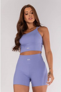 Short com Cobertura no Cós e na Vira (Lavanda) | Ref: K4322-E