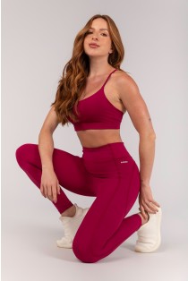 Calça Legging com Coberturas (Açaí) | Ref: K4387-C