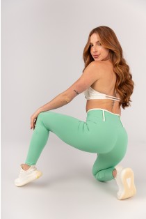 Calça Legging com Passante e Vira (Menta) | Ref: K4656-A