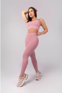 Calça Legging com Coberturas (Rosa Claro) | Ref: K4103-D