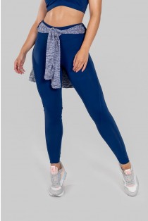 Calça Legging com Passador (Azul Marinho) | Ref: K3109-C