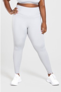 Calça Legging Básica Plus Size (Cinza) | Ref: KP3074-D