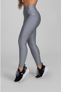 Calça Legging com Bolso em Tule (Cinza) | Ref: K2871-B