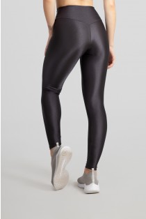 Calça Legging Tecido Platinado com Cós Triangular (Chumbo) | Ref: GO530-C