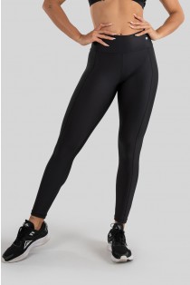 Calça Legging com Recorte e Pesponto (Preto) | Ref: K3208-A